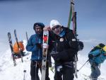 Sommet du Mont Blanc  skis pour Gilles et Michel...