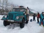 Ski de rando au Kirghizistan : remonte pente Kirghize...